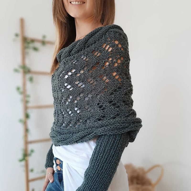 Cache-câble en tricot pour femmes