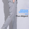 Pantalon stretch en soie Ice