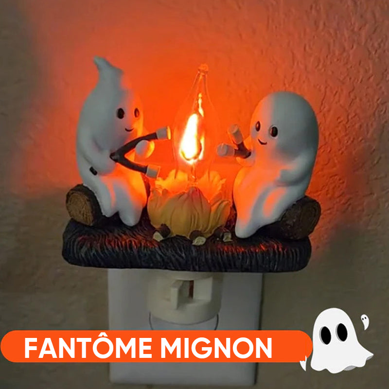 Lampe de nuit Halloween Spooky Bonfire