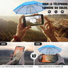 Parapluie de téléphone avec ventouse pour le soleil