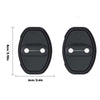 Couvercle de protection en silicone pour loquet de porte de voiture (4Pièces)