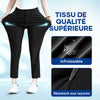 Pantalon stretch en soie Ice