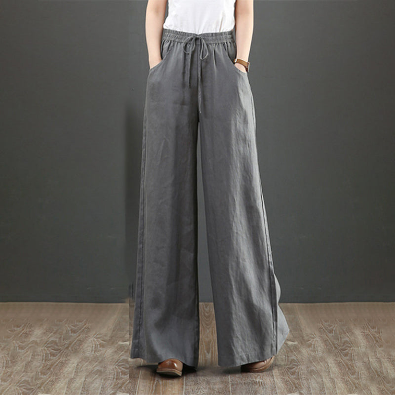 Pantalon taille haute simple