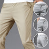 Pantalon stretch en soie Ice