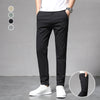 Pantalon stretch en soie Ice