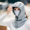 Hooded Face Mask with Neck Warmer for Cycling