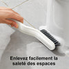 💕Brosse Multifonctionnelle pour Joints de Sol(🔥Idéal pour la salle de bain🔥)