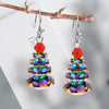 Boucles D'oreilles Sapin de Noël