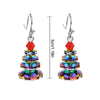 Boucles D'oreilles Sapin de Noël