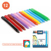 Ensemble de Crayons en Cire Organique pour Enfants (12/18/24/36 couleurs)