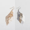 Boucle d'oreille de Feuilles de Toutes Les Couleurs