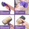 Brosse autonettoyante pour chiens/chats