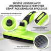 Brosse autonettoyante pour chiens/chats