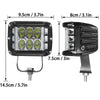 LED Projecteur Stroboscopique à Trois Côtés pour Voiture