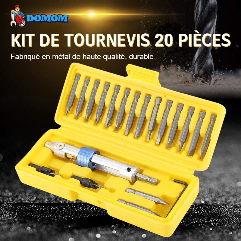 Kit de Tournevis 20 pièces