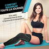 Genouillère de Sport Étendues Tricotées à Compression Totale