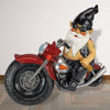 Statue Nain Motard