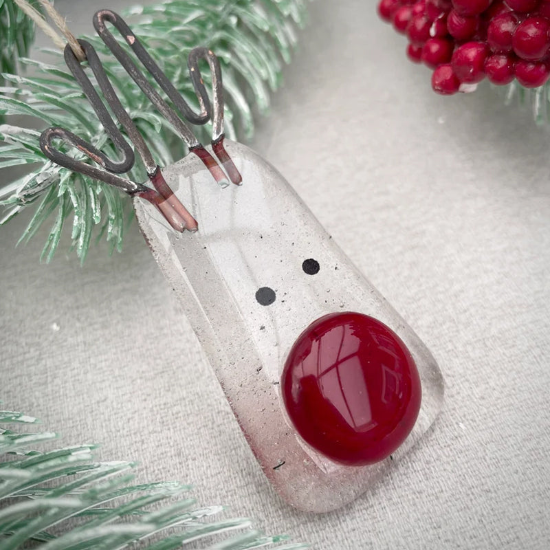 Décoration en verre pour l'arbre de Noël