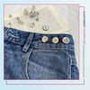 Bouton jeans sans couture ajustable