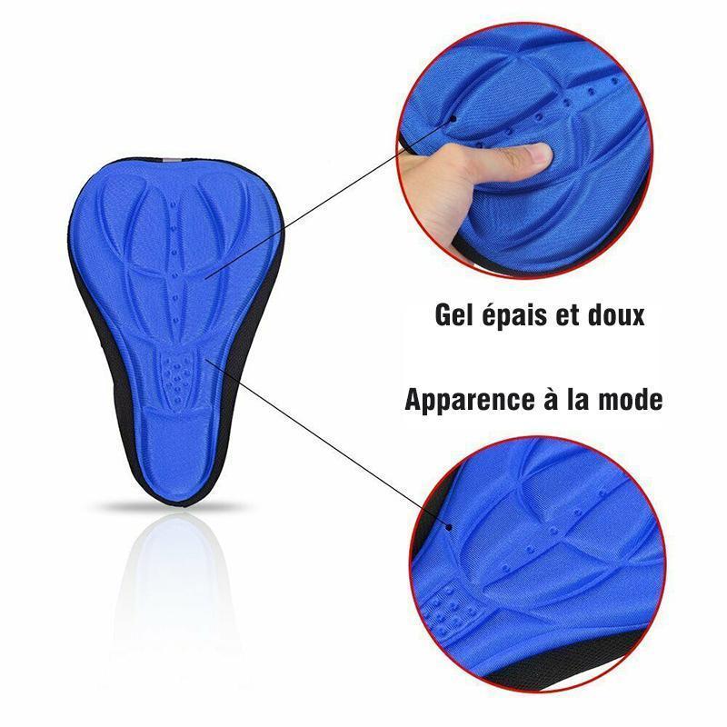 Couvre-selle de vélo souple en silicone 3D - ciaovie