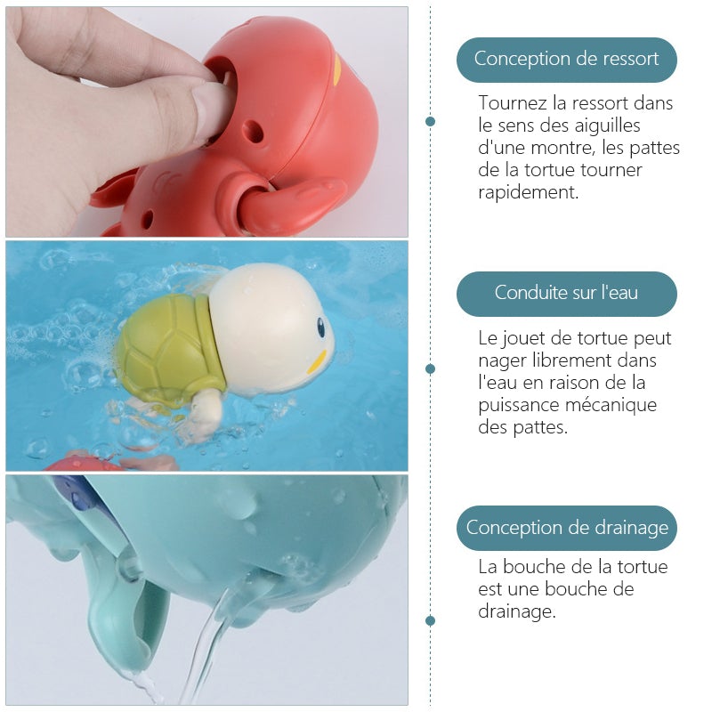 Bébé Tortue / Bébé Baleine Jouet de Bain pour Bébés - ciaovie