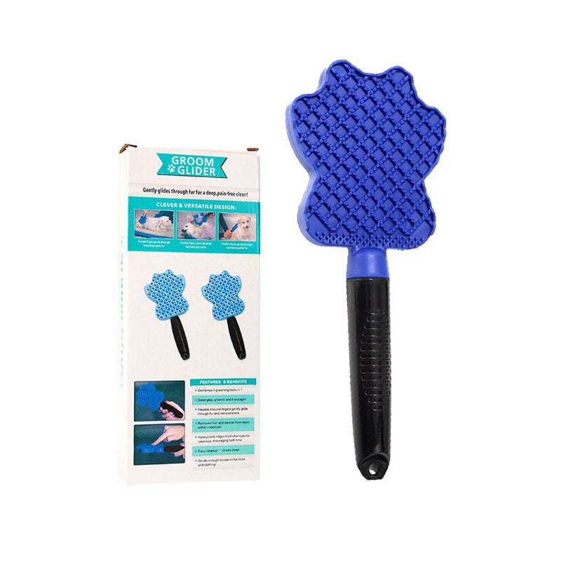 Brosse de Nettoyage pour Poils des Animaux, Brosse de Massage pour Animaux - ciaovie