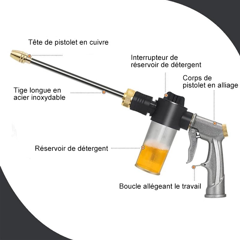 Pistolet d'eau à Haute Pression pour Lavage de Voiture