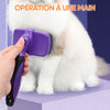 Brosse autonettoyante pour chiens/chats