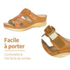 Ciaovie™ Sandales à Semelles Compensées Peep-Toe - ciaovie