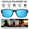 Lunettes de soleil de sport avec verres polarisants anti-reflets