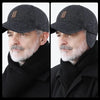 Casquette de baseball d'hiver avec cache-oreilles