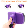 Brosse autonettoyante pour chiens/chats