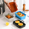 Plateau de cuisson en silicone pour friteuse à air pliable