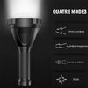 Lampe de Poche Etanche à LED Haute Puissance de 30 000 à 5 000 Lumens