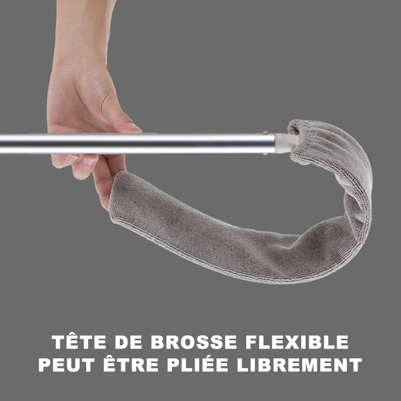 Écart de poussière brosse à long manche - ciaovie