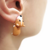 Boucles d'oreilles Mignons Morsures d'animaux