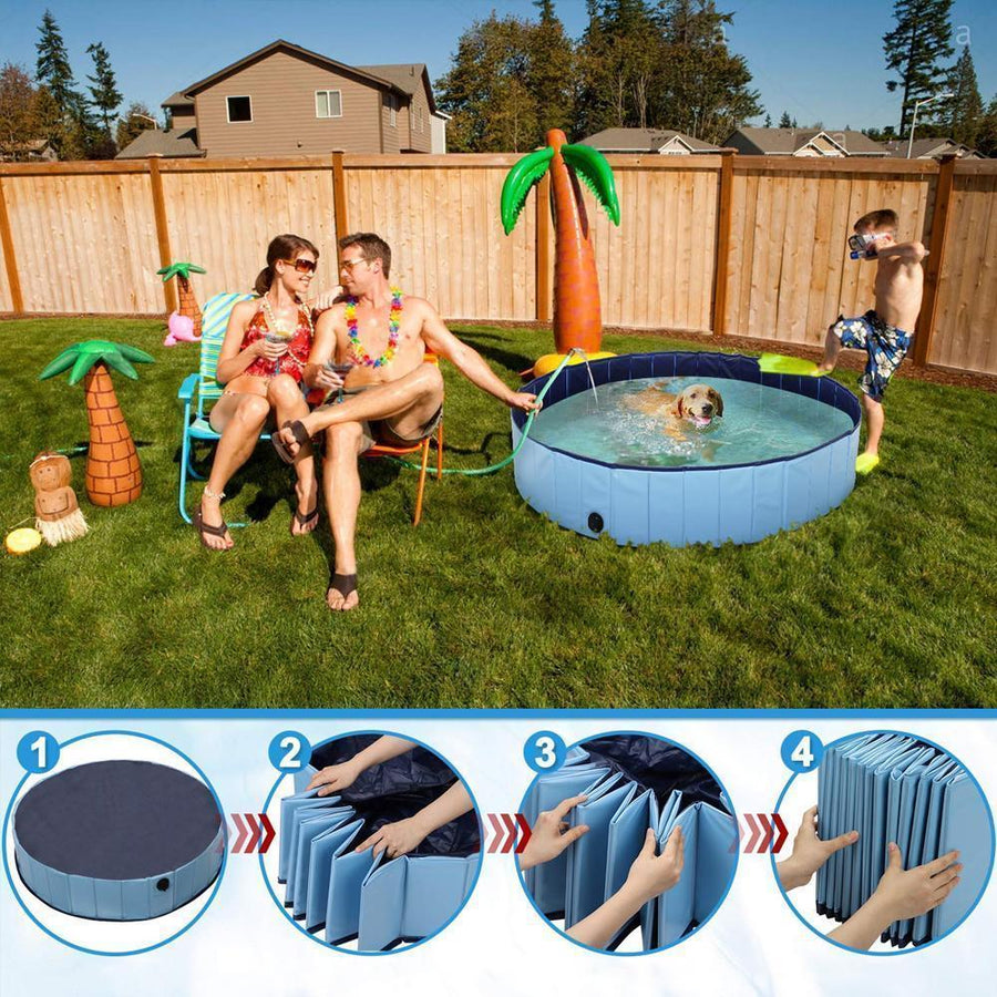 Piscine Portable Pliable pour Animaux de Compagnie - ciaovie