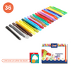 Ensemble de Crayons en Cire Organique pour Enfants (12/18/24/36 couleurs)