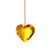 Artisanat suspendu de prisme de Suncatcher de coeur